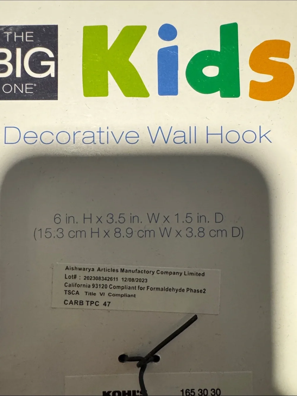 NWT Set of 3 Sports Wall Hooks - Basketball, Baseball, Soccer